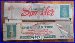 Vintage Star Brand Sparkler 6' Aluminum Christmas Tree 50 Branches with Box
