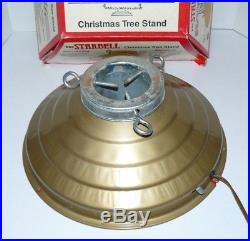 Vintage Starbell Revolving Christmas Tree Stand in Original Box