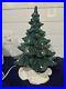 Vintage Style Ceramic Christmas Tree 16 inch Tall With Base