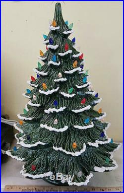 Vintage Style XL Ceramic Christmas Tree Extra Large Ceramic Tree with extenders