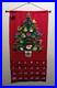 Vintage Sultana Advent Calendar Felt Christmas Tree. Handmade Sequin Ornaments
