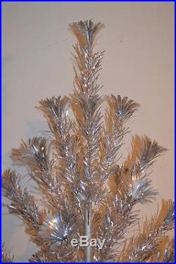 Vintage The Sparkler Pom Pom Aluminum 4' Christmas Tree w Box & Papers