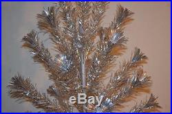 Vintage The Sparkler Pom Pom Aluminum 4' Christmas Tree w Box & Papers