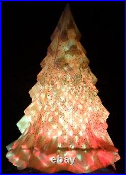 Vintage Twinkle Twee Christmas Tree Blow Mold Signature Products Original Box