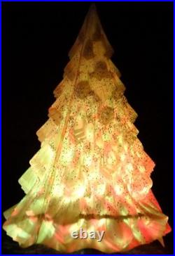 Vintage Twinkle Twee Christmas Tree Blow Mold Signature Products Original Box