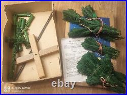 Vintage USSR CHRISTMAS TREE. 5 ft 3 in very rare box! 70s