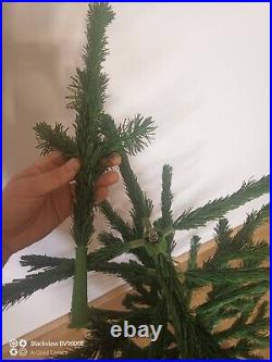 Vintage USSR CHRISTMAS TREE. 5 ft 3 in very rare box! 70s