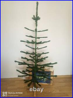 Vintage USSR CHRISTMAS TREE. 5 ft 3 in very rare box! 70s