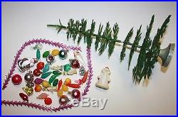 Vintage USSR Christmas tree mini ornaments father frost Soviet Russia 43pcs 1975