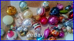 Vintage USSR Russian Glass Christmas Ornament Christmas Tree 170+pieces! Big lot