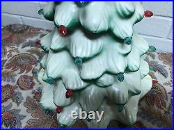 Vintage Union Products Christmas Tree Light Blow Mold Plastic 21 Rare Find