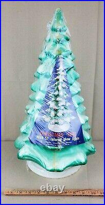 Vintage Union Products Electrified Blow Mold 57 Lights Christmas Tree 21 SEALED