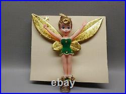 Vintage Union Wadding Co. Disney Tinker Bell Christmas tree top orig box