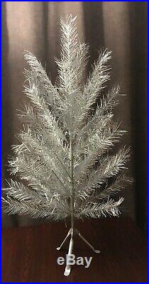 Vintage Ussr Aluminum Christmas Tree 6 1/2 Ft. Original Box