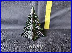 Vintage Viking Art Glass Christmas Tree Flawless Shape