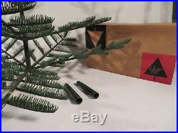Vintage Warren Plastic 48 Christmas Tree with Stand Complete with Box HTF