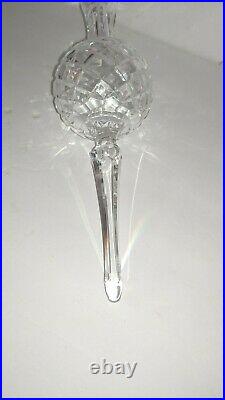Vintage Waterford Ireland Crystal Christmas Tree Topper waterford Etching EUC