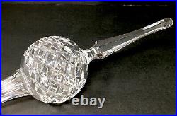 Vintage Waterford Tree Topper Cut Crystal Sparkly Christmas Finial Ireland EUC