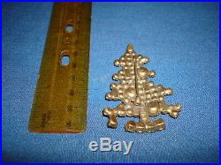 Vintage Weiss 6 Candle Christmas Tree Pin/Brooch