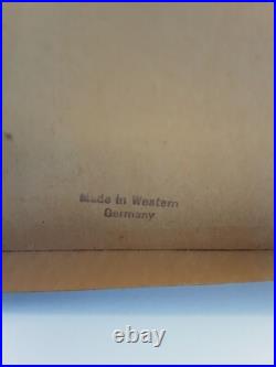 Vintage West Germany Glass Christmas Tree Ornaments Light Blue 48 Ornaments