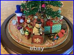 Vintage Westrim Beaded Christmas Tree With lights & Decorations