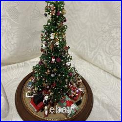 Vintage Westrim Glass Beaded Christmas Tree Mini Ornaments Personal Lights Rare