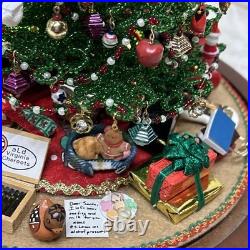 Vintage Westrim Glass Beaded Christmas Tree Mini Ornaments Personal Lights Rare Vintage Westrim Glass Beaded Christmas Tree Mini Ornaments Personal Lights Rare