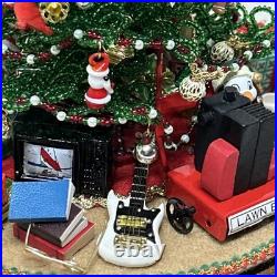 Vintage Westrim Glass Beaded Christmas Tree Mini Ornaments Personal Lights Rare Vintage Westrim Glass Beaded Christmas Tree Mini Ornaments Personal Lights Rare