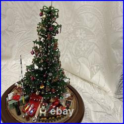 Vintage Westrim Glass Beaded Christmas Tree Mini Ornaments Personal Lights Rare