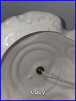 Vintage White Ceramic Lighted Christmas Tree 16 in. Tall Atlantic Mold