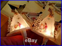 Vintage Woolworths Nativity Christmas Tree Lights