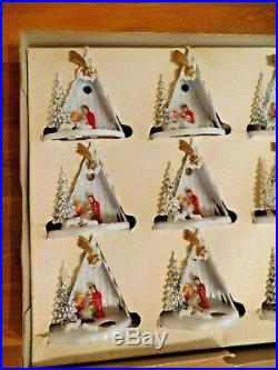 Vintage Woolworths Nativity Christmas Tree Lights