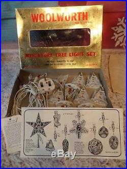 Vintage Woolworths Nativity Christmas Tree Lights Boxed Please Read