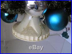 Vintage Xmas Tree with early 10 Bubble lights 25 x 11