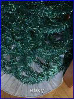 Vintage Yule Craft Fantasy Christmas Tree RARE Blue & Green Colorized Vinyl