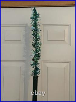 Vintage Yule Craft Fantasy Christmas Tree RARE Blue & Green Colorized Vinyl
