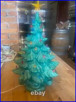 Vintage ceramic Christmas tree large