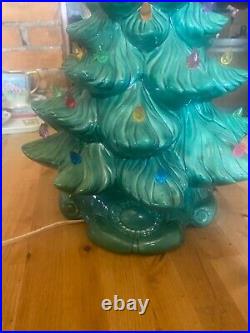 Vintage ceramic Christmas tree large