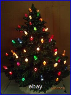 Vintage ceramic Lighted Christmas Tree