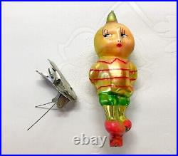 Vintage glass Christmas tree Ornament Cippolino under arrest USSR soviet