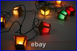 Vintage lantern decoration, Christmas tree lights from Czechoslovakia 1970
