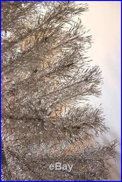 Vintage mid-century modern R. O. KENT SPLENDOR Aluminum CHRISTMAS TREE 7.5ft 202B