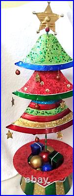 Vintage, rare, metal Christmas tree