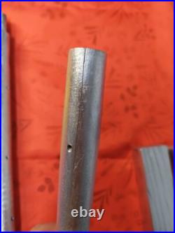 Vintage silver green Christmas tree. USSR, 110 cm