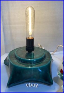 Vtg 19.5 Lighted Ceramic Christmas Tree Birds Snowy Branches Flocked COMPLETE Vtg 19.5 Lighted Ceramic Christmas Tree Birds Snowy Branches Flocked COMPLETE