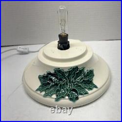 Vtg 1970's Nowell Mold Ceramic Lighted Christmas Tree 18WithStand