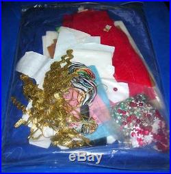 Vtg 1976 Unopened Paragon Xmas Needle Craft Kit Santa N Reindeer Tree Skirt