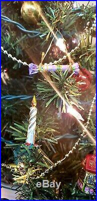 Vtg 2004 Teleflora Spode Christmas Tree 24 Tabletop with Ornaments/Lights/Box