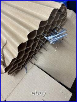 Vtg 6.5 Ft Fairyland Silver Aluminum Xmas Tree With Stand Complete