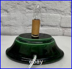 Vtg Ceramic Christmas Tree Slim Flat Mantel Window Sill Byron Molds 14